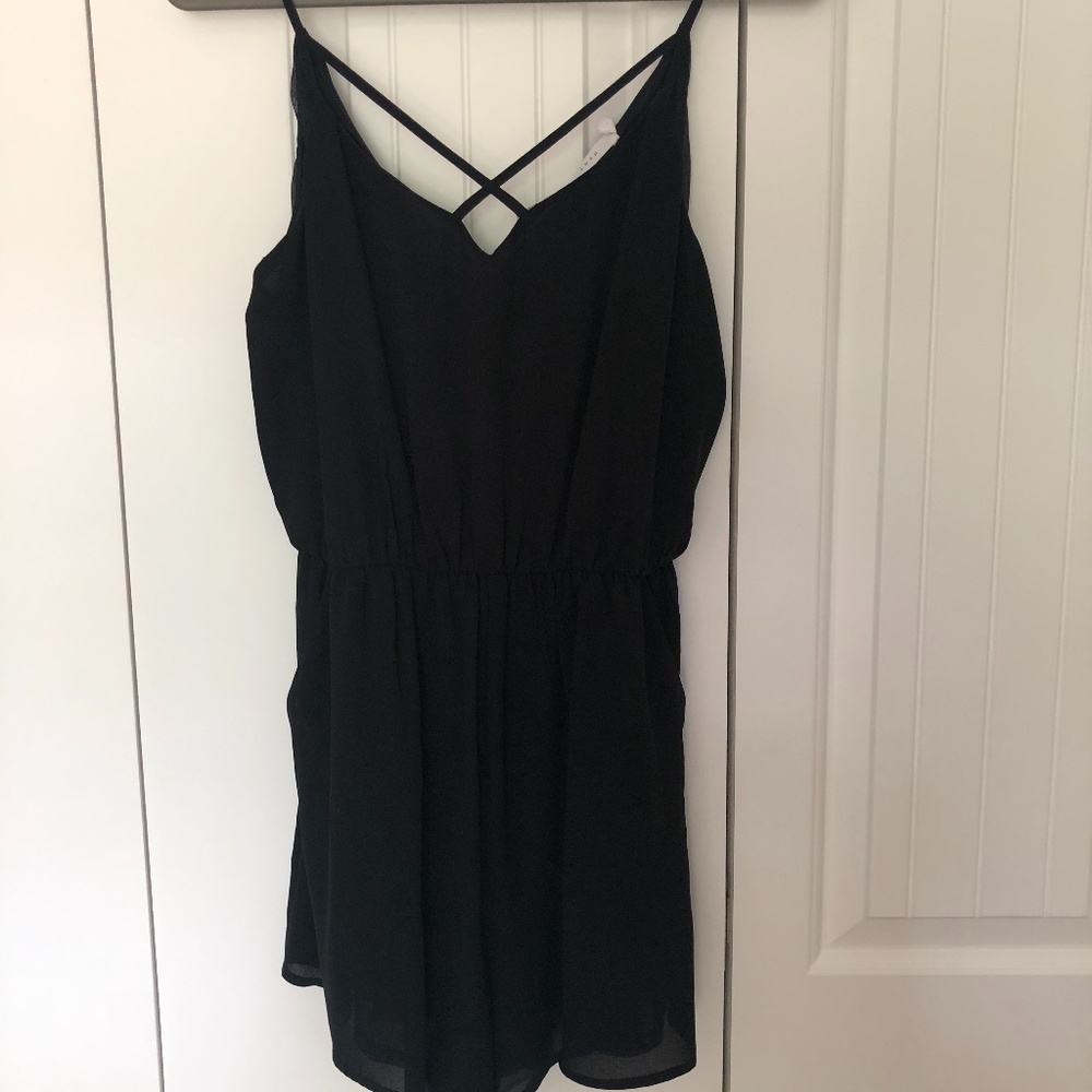 Black Lush Romper
